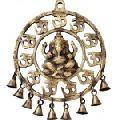 Ganesh Plate with om and bells by Aakrati