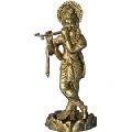 Handicraft Lord Krishna Statue of brass