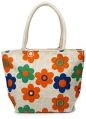 Jute embroidery bag for women