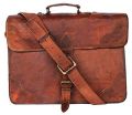15'' Real Leather Laptop Satchel Messenger Bag For Men & Women By Znt Bags