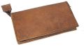 Pure Leather Brown ZNT BAGS genuine leather cheque book holder