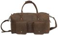 Leather Duffel Bags Brown By Znt Bags