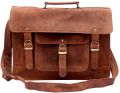 Znt bags Men's Leather 15-Inch Brown Laptop Multi-Compartment Laptop Sleeves bags