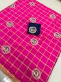 Pink Panetar Sana Silk Embroidered Sarees