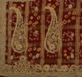 cotton hand beaded maroon fabric bandhani ethnic saree