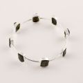 Green Tourmaline Raw Gemstone Bangle