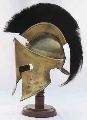 Spartan Helmet With Black Plume