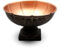 Copper Plated Iron Round Bowl