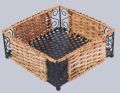 Square Handicraft Cane Basket