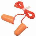 Conical 3M Orange Red corded foam disposable ear plugs