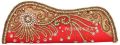 Red zari embroidery Beaded Ladies Carry Bag
