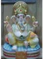 Polished Marble Ganesha Statue