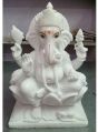 White Marble Ganesha Statue