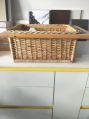 Wood Rectangle Square natural Non Coated Param hand crafted wicker basket