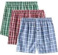 Cotton Polyster Multi Color Checked mens boxer shorts