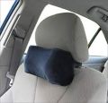 Genuine Leather PU Leather Fabric Rectangle Cylidrical and Shapes On Demand Plain and Specific Textures car neck pillow cover
