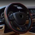 Genuine Leather or PU Leather or Vinyl Abstract Steering Wheel Cover