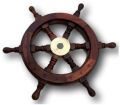 BEST QUALITY WOODEN SHIP WHEEL WITH BRASS 12inch