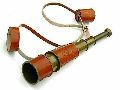 Folding Telescope Antique Vintage Brass Telescope with Leather case Finish Gift