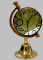 Nautical Maritime Shiny Table Clock With Brass Stand Hanging Desk Watch Decor