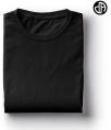 Plain Black Cotton T shirt