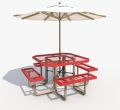 Wooden Garden Umbrella