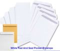 White Peel and Seal Pocket Envelope