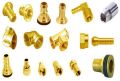 Golden brass pipe fittings
