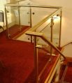 brass handrail