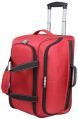 Red plain trolley bags