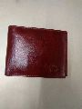 Mens Red Leather Wallet