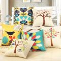 Cotton Polyster Square printed cushion cover