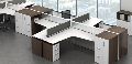 Metal Wood As Per Client Requirements Plain Polished Modular Office Furniture