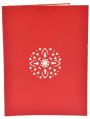 Diwali Greeting Card - Red