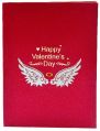 Winged Hearts Valentine's Day Greeting Card