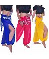 Belly Dance Balloon Trousers Tribal Harem Pants with Coin Scarfs