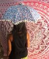 Cotton Mandala Handmade Parasole Sun Protection Umbrella
