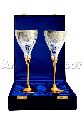 Royal Silver Brass Wine Glasses