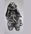 Metal Dog statue spaniel