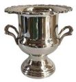 SILVER PLATED BRASS CHAMPAGNE BUCKET