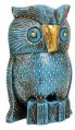 Handmade Decorative Wooden Owl Sculpture