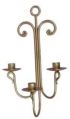 arm wrought iron candle holder