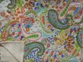 Handmade Paisley Printed Kantha Bedspread