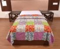 Kantha Throw Blanket Vintage Art Cotton Bedspread