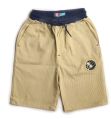 Boys BEIGE WOVEN SHORTS WITH RIB