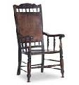 Antique Dark Brown Wooden Chair
