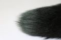 100-150gm animal tail black dyed hair