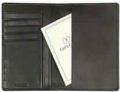 Black color genuine leather Passport case