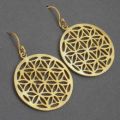 Plain Silver Earring Gold Plated