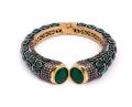 green color openable color Stone Bracelet